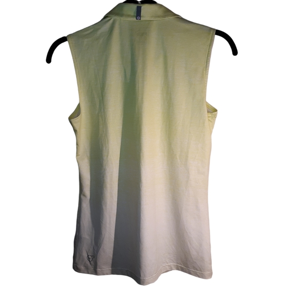 Sleeveless polo, ombre yellow🧾 - Picture 6 of 11